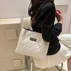 Elegant Quilted Tote Bag