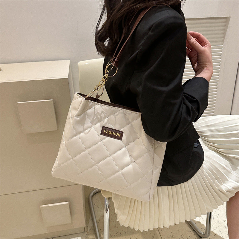 Elegant Quilted Tote Bag