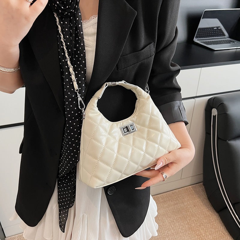 Women Mini-Bag with elegant quilted design and stylish chain closure-https://detail.1688.com/offer/978384120165.html-Calm Wears-Beige-nothing-Calm Wears