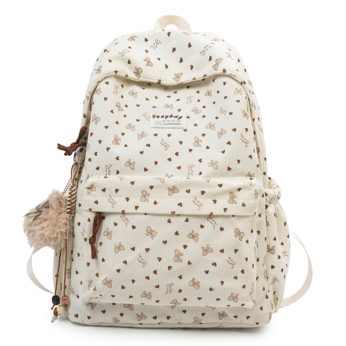 Charming Floral Design Backpack
