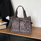 WoChic Leopard Print Utility Tote Bag