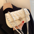 Quilted Chain Crossbody Bag