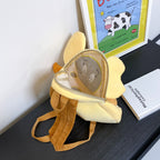 Plush Backpack in Cheese Design