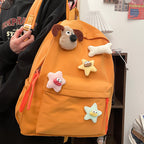 Kids' Playful Character Design School Backpack