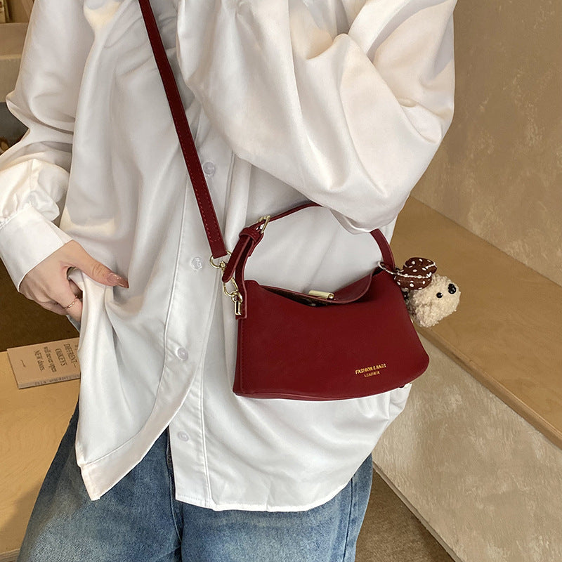 Women's shoulder bag with decorative pendant-https://detail.1688.com/offer/1017420588372.html-Calm Wears-Blue-Size: With pendant-Calm Wears