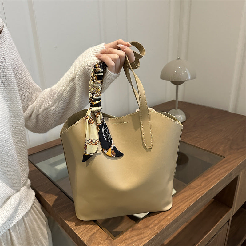 WoChic Designer Tote Bag with Stylish Scarf