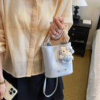 Women's mini bag with playful character