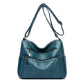 Elegant Zip-Detail Shoulder Bag