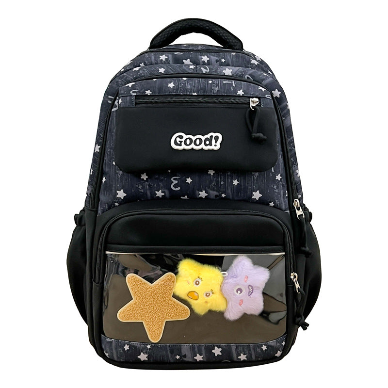 Children's Starry Print School Backpack