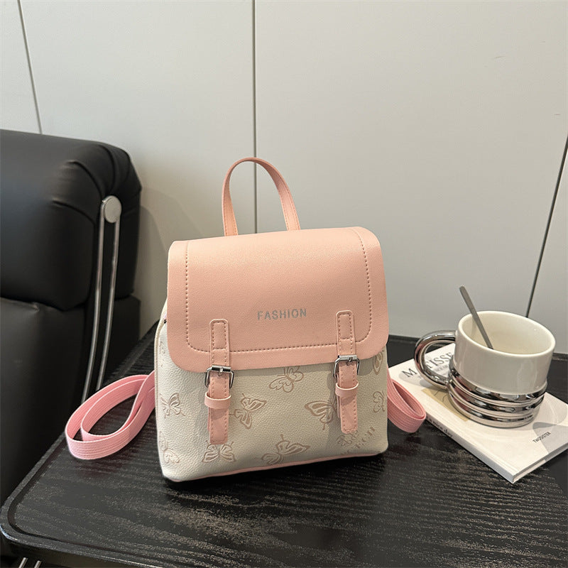 Stylish Butterfly Pattern Mini Backpack