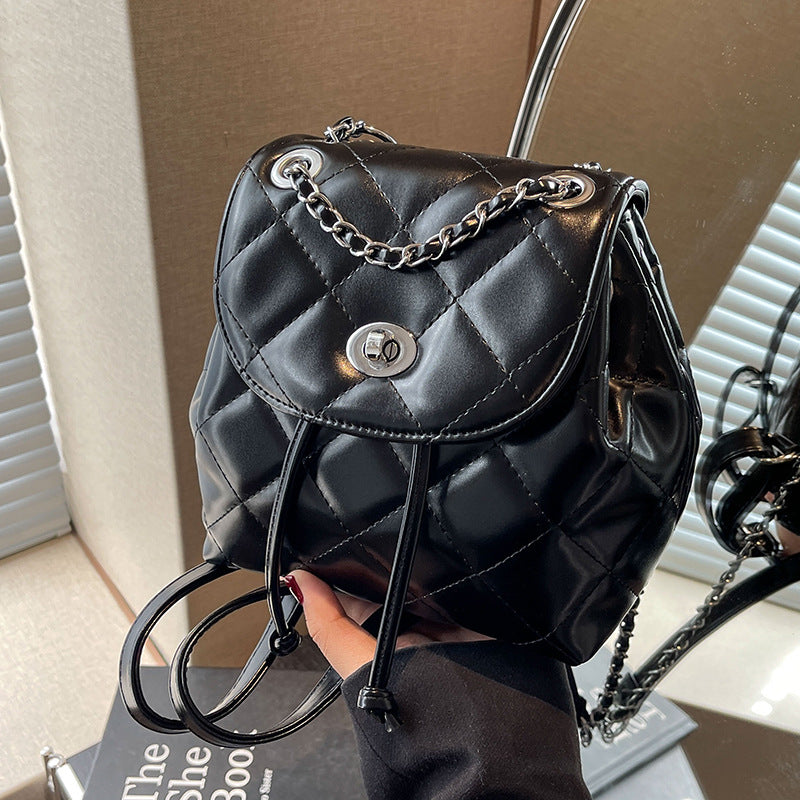 Stylish Quilted Mini Backpack