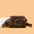 Vintage-Inspired Leather Crossbody Bag