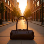 Women's Tote Bag in minimalist design-https://detail.1688.com/offer/1037144552067.html-Calm Wears-Braun-321111-Calm Wears