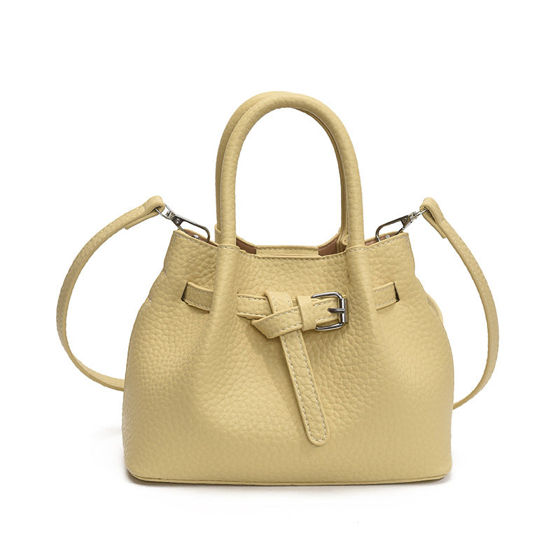 Women's mini handbag with stylish button closure-https://detail.1688.com/offer/926606036514.html-Calm Wears-Yellow-Size: One size-Calm Wears