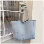 Stylish Star-Patterned Tote Bag