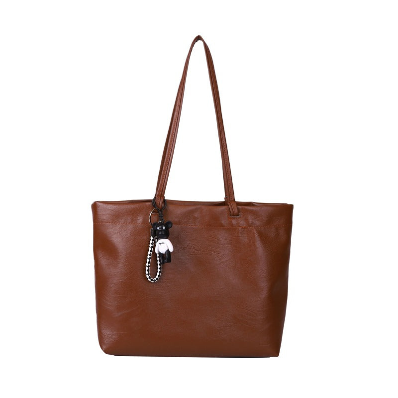 Chic Faux Leather Tote Bag