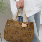 Cute Fun Cartoon Themed Mini Tote Bag
