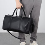 Elegant Leather Weekender Bag