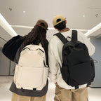 Everyday backpack with ergonomic carrying system and multifunctional pockets