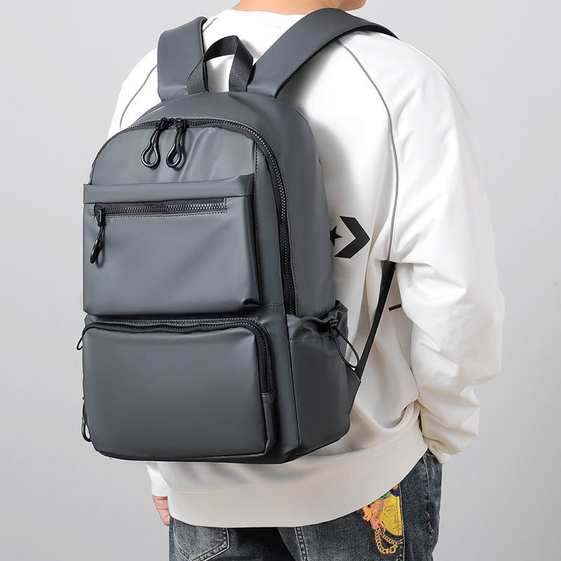 Multifunctional backpack with laptop compartment and waterproof material