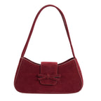 Elegant Bow-Detail Velvet Handbag