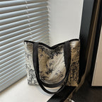 Stylish Bamboo Print Tote Bag