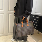 Women elegant tote bag with high-quality monogram design-https://detail.1688.com/offer/923738887916.html-Calm Wears-Black-nothing-Calm Wears