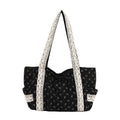 WoElegant Floral Print Tote Bag
