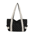 WoElegant Floral Print Tote Bag