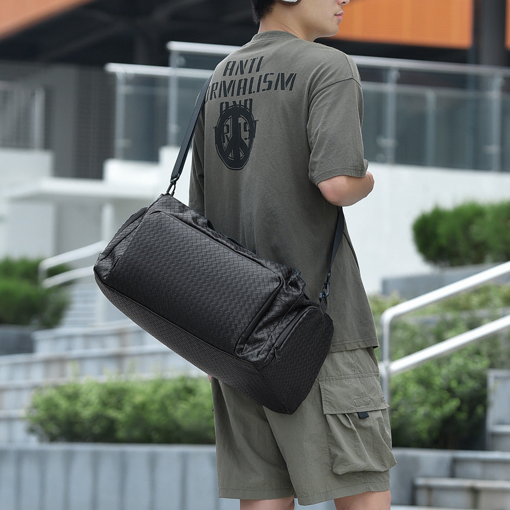 Premium Woven Travel Duffel Bag