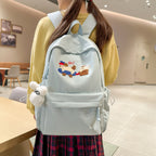 Playful Embroidered Backpack