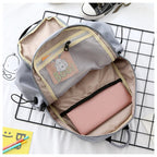 Trendy backpack with multifunctional compartments
