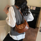 Stylish Leather Hobo Bag