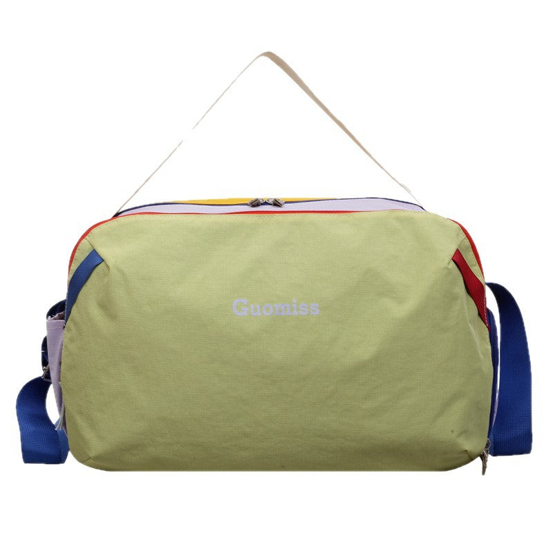 Multicolor Sporty Gym Duffel Bag