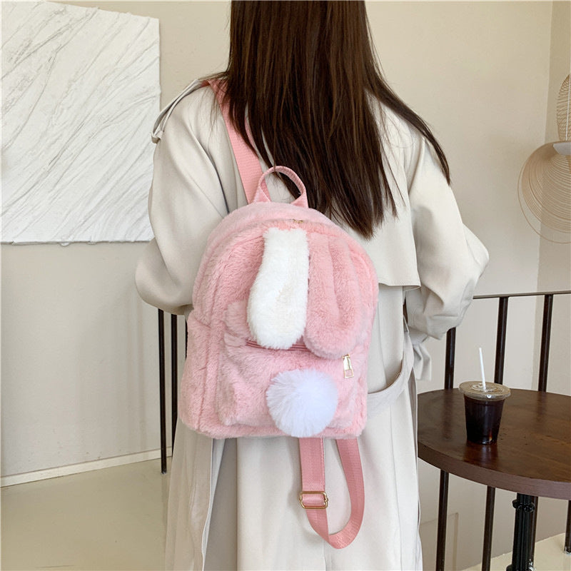 Plush Backpack with Animal Ears