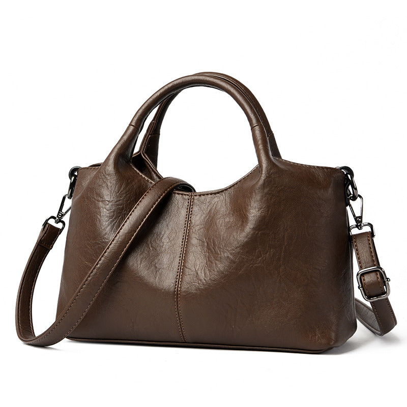 Classic Faux Leather Handbag