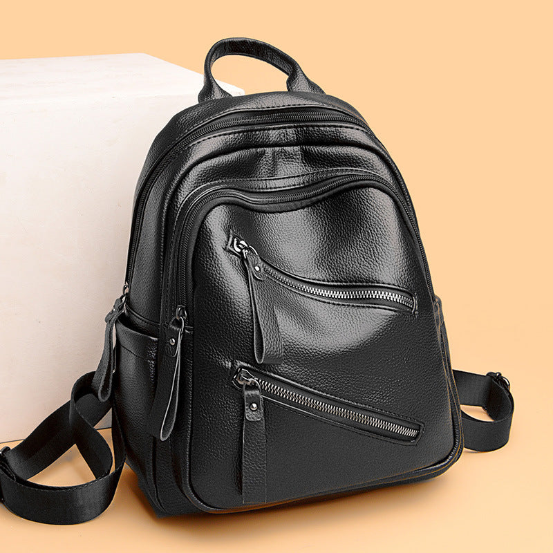 Fashionable Leather Backpack