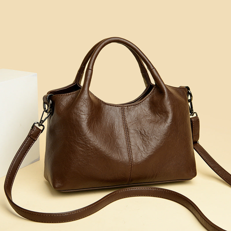 Classic Faux Leather Handbag