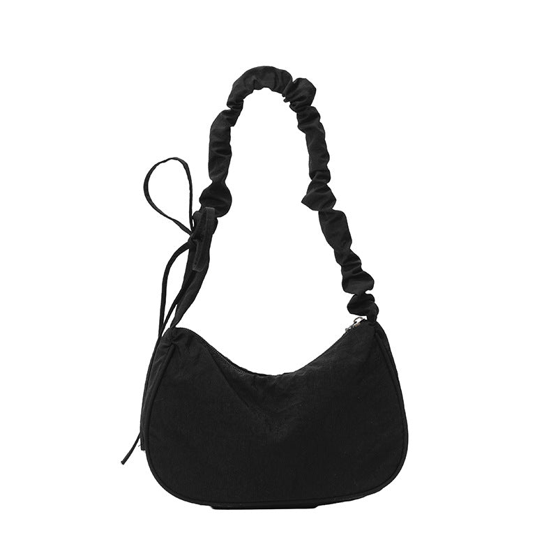 Textured Fabric Sling Bag