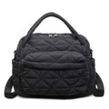 Shoulder bag with padded inner compartments