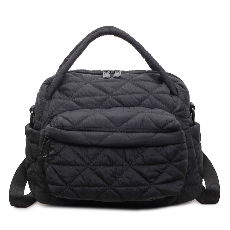 Quilted Multi-Pocket Travel Bag