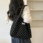 Casual Polka Dot Tote Bag