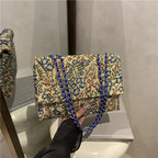 Elegant Floral Embellished Handbag