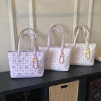 Chic Floral Patterned Tote Bag