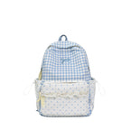 Playful Gingham and Polka Dot Backpack