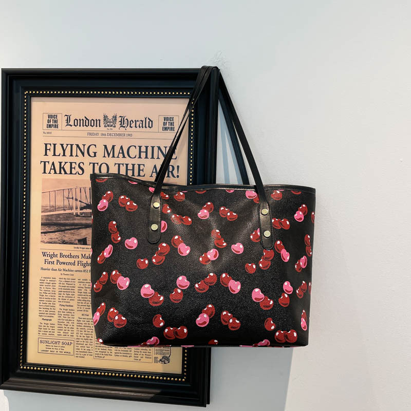 WoPlayful Cherry Patterned Tote Bag