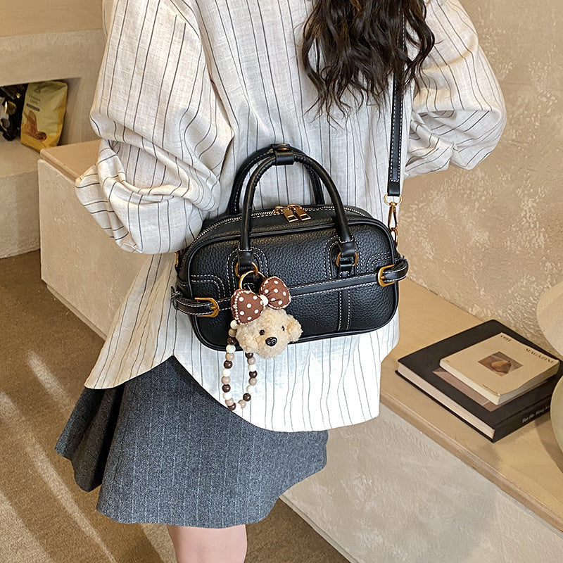 Ladies Mini Handbag with removable Teddy Pendant