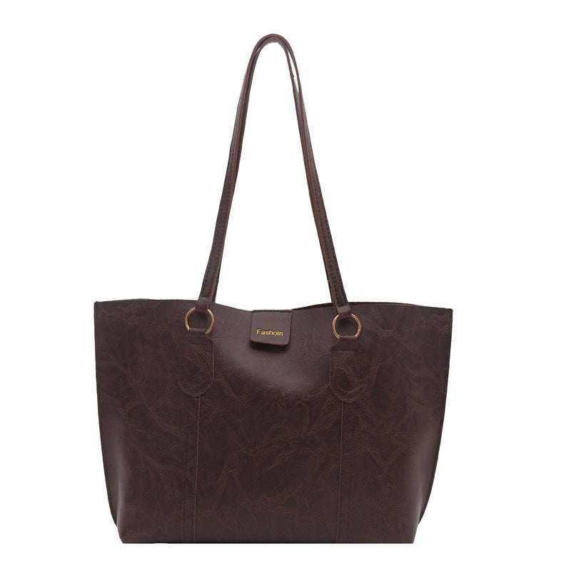 Women's elegant shopping bag with textured design-https://detail.1688.com/offer/1007496887496.html-Calm Wears-Braun-nothing-Calm Wears