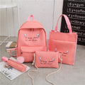 Cute Character Multi-Piece Backpack Set