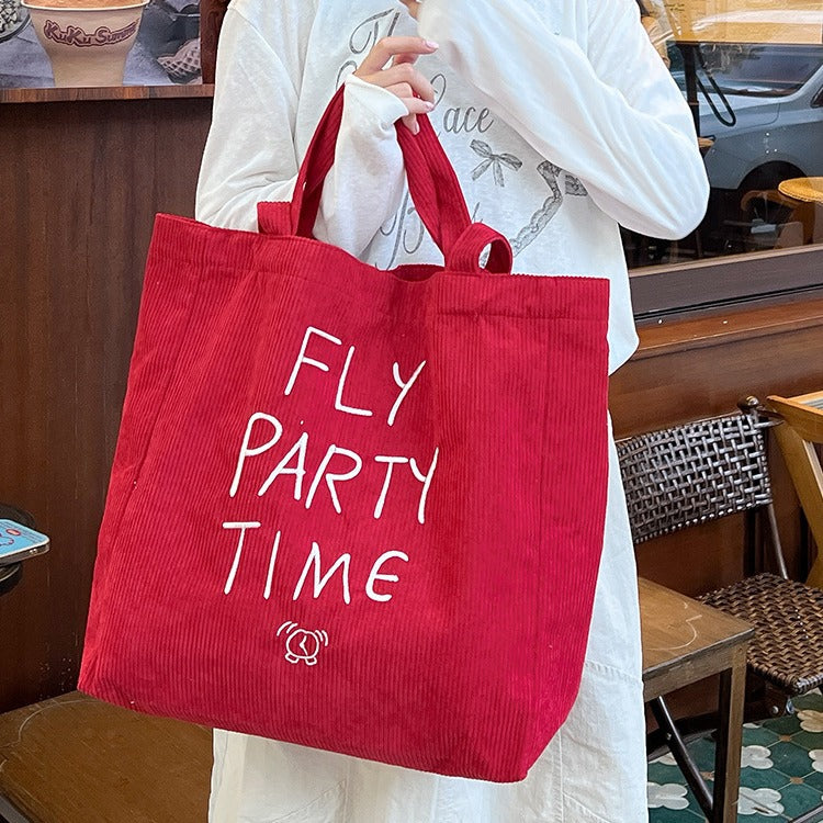 Shopping bag made of high-quality cotton cord